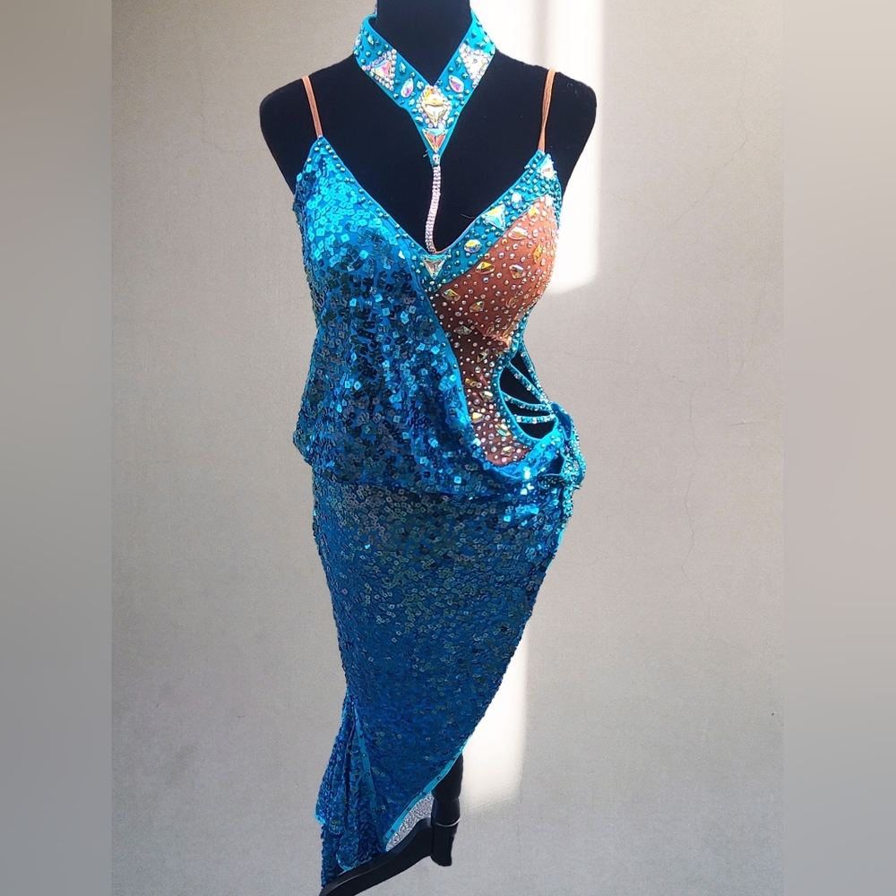 Mermaid Latin/Rhythm Ballroom Dress